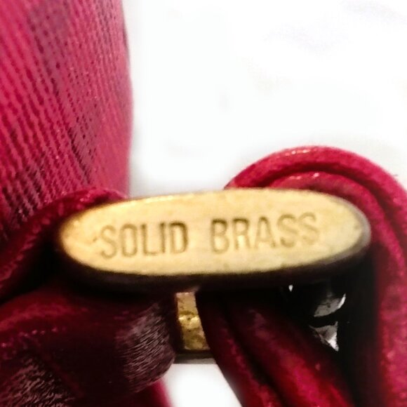 Vintage 1980;s Liz Claiborne-Red Triangle Logo-Crossbody Bag - Picture 10 of 15